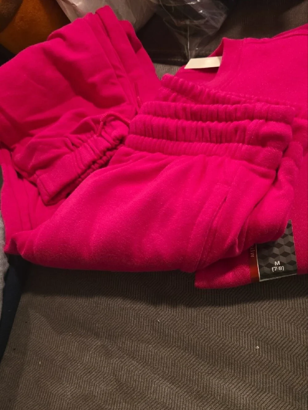 Athletic Works Hot Pink Kids Sweatshirt & Joggers Set